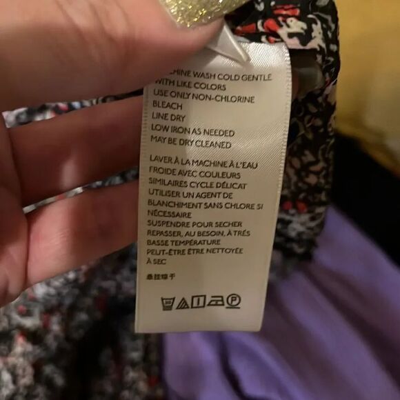 Free People Lola Kimono sheer black red floral, S! - Picture 11 of 12